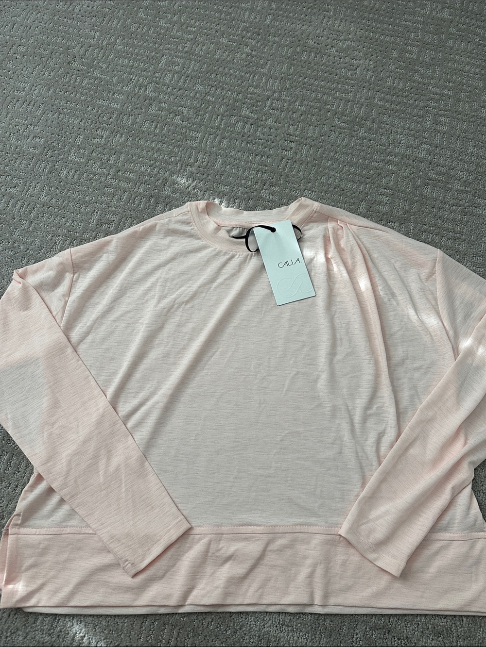 CALLA Pale Pink Long Sleeve Women's Top
